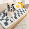 Pet Couch Cover for Sofa, Dog Cover for Couch, Washable Pet Couch Covers for Large Dogs, Anti-Slip Dog Bed Mat for Couch (27X59 Inch, Dark Coffee)
