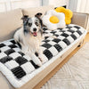Pet Couch Cover for Sofa, Dog Cover for Couch, Washable Pet Couch Covers for Large Dogs, Anti-Slip Dog Bed Mat for Couch (27X59 Inch, Dark Coffee)