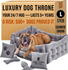 WOOFWAYZ Velvet Throne
