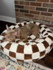 WOOFWAYZ Checkered Calming Bed