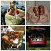 WOOFWAYZ Backseat Dog Bed