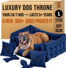 WOOFWAYZ Velvet Throne