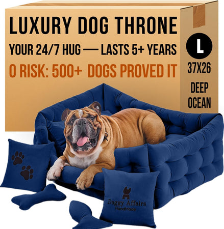 WOOFWAYZ Velvet Throne