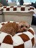 WOOFWAYZ Checkered Calming Bed