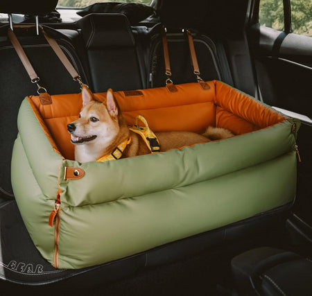 WOOFWAYZ Backseat Dog Bed