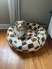 WOOFWAYZ Checkered Calming Bed
