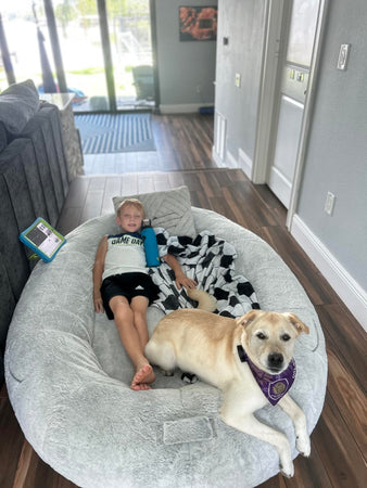 WOOFWAYZ  Human Dog Bed