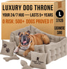 WOOFWAYZ Velvet Throne