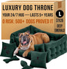 WOOFWAYZ Velvet Throne