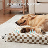 WOOFWAYZ Checkered Calming Bed