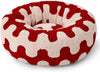 WOOFWAYZ Red Wave Calming Bed