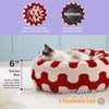 WOOFWAYZ Red Wave Calming Bed