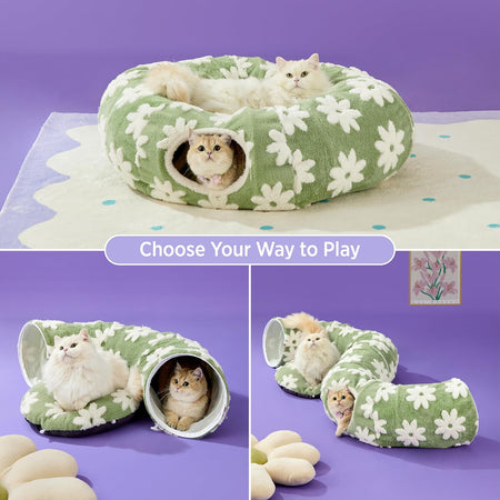 2 in 1 Flower Convertible Tunnel to Bed