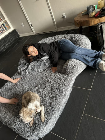 WOOFWAYZ  Foldable Human Dog Bed