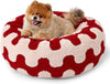 WOOFWAYZ Red Wave Calming Bed