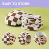 2 in 1 Checkered Convertible Tunnel to Bed