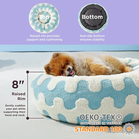 WOOFWAYZ BLUE WAVE CALMING BED